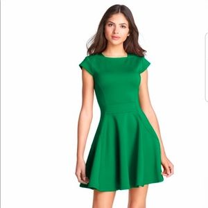 Ted Baker cap sleeve scuba skater dress